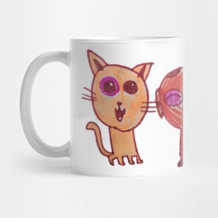 Cat & Dog Mug